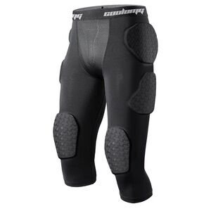 COOLOMG Youth Football Girdle 7 Pad Football Compression Pants with Integrated S